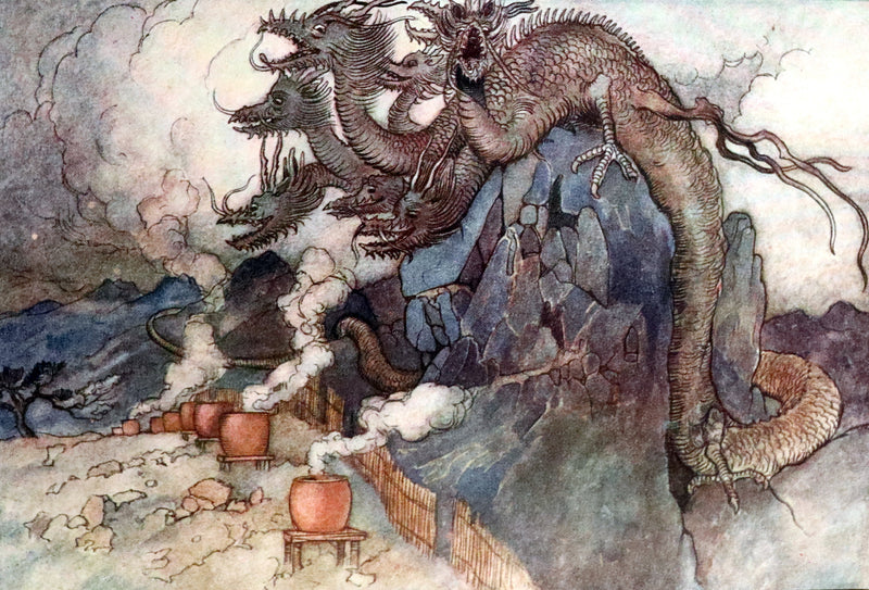 1910 Rare First Edition - Green Willow & Other Japanese Fairy Tales Illustrated by Warwick Goble.