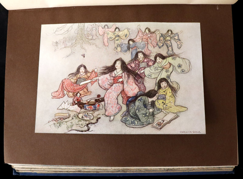 1910 Rare First Edition - Green Willow & Other Japanese Fairy Tales Illustrated by Warwick Goble.