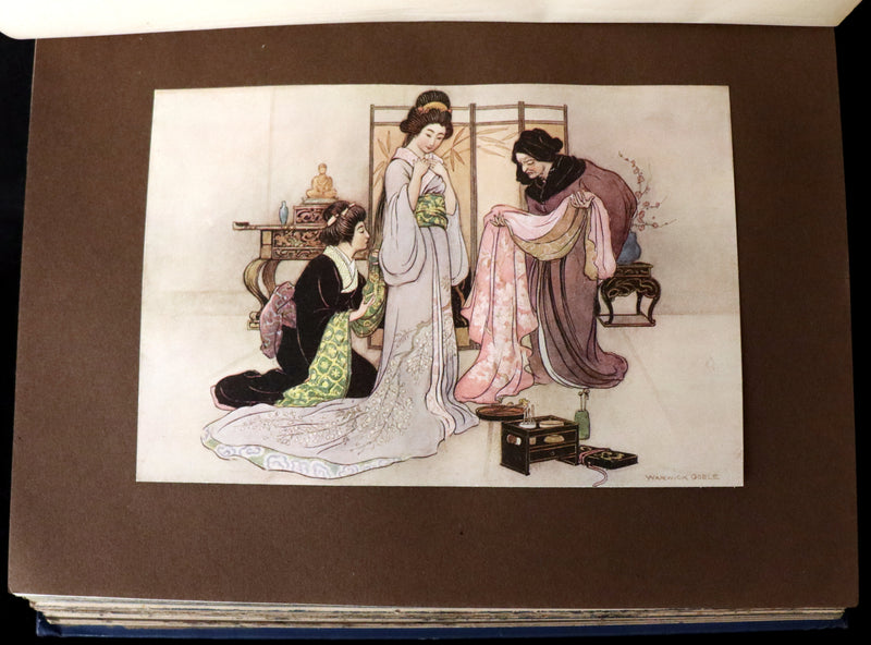 1910 Rare First Edition - Green Willow & Other Japanese Fairy Tales Illustrated by Warwick Goble.