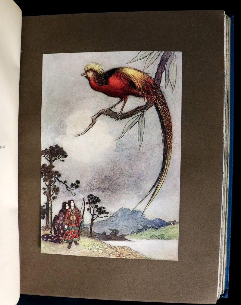 1910 Rare First Edition - Green Willow & Other Japanese Fairy Tales Illustrated by Warwick Goble.