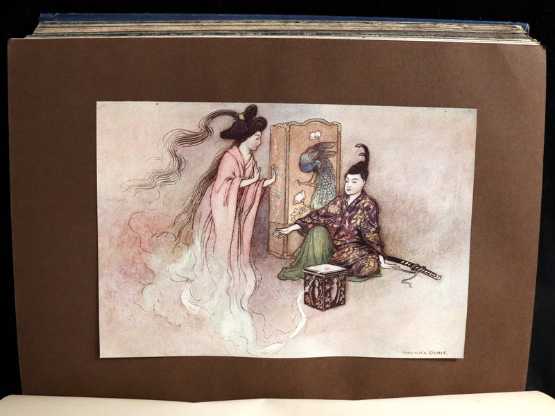 1910 Rare First Edition - Green Willow & Other Japanese Fairy Tales Illustrated by Warwick Goble.