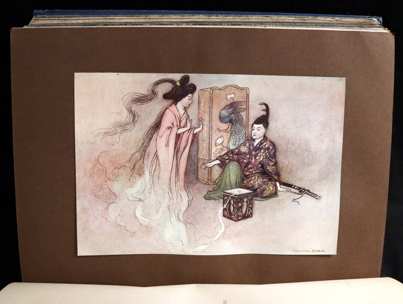 1910 Rare First Edition - Green Willow & Other Japanese Fairy Tales Illustrated by Warwick Goble.