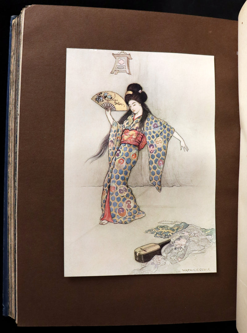 1910 Rare First Edition - Green Willow & Other Japanese Fairy Tales Illustrated by Warwick Goble.
