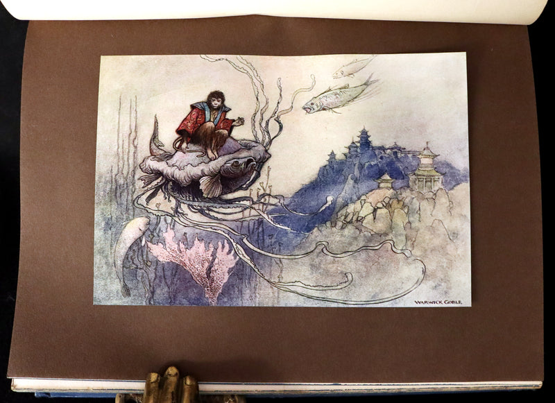 1910 Rare First Edition - Green Willow & Other Japanese Fairy Tales Illustrated by Warwick Goble.