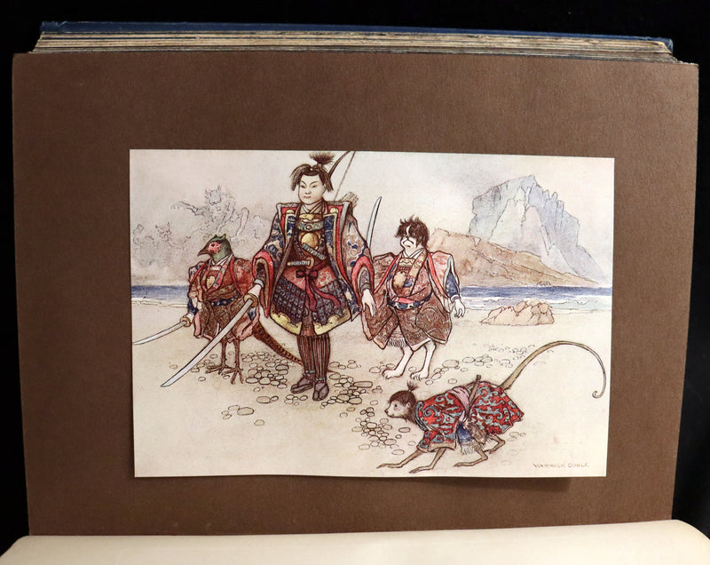 1910 Rare First Edition - Green Willow & Other Japanese Fairy Tales Illustrated by Warwick Goble.