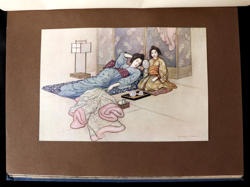 1910 Rare First Edition - Green Willow & Other Japanese Fairy Tales Illustrated by Warwick Goble.