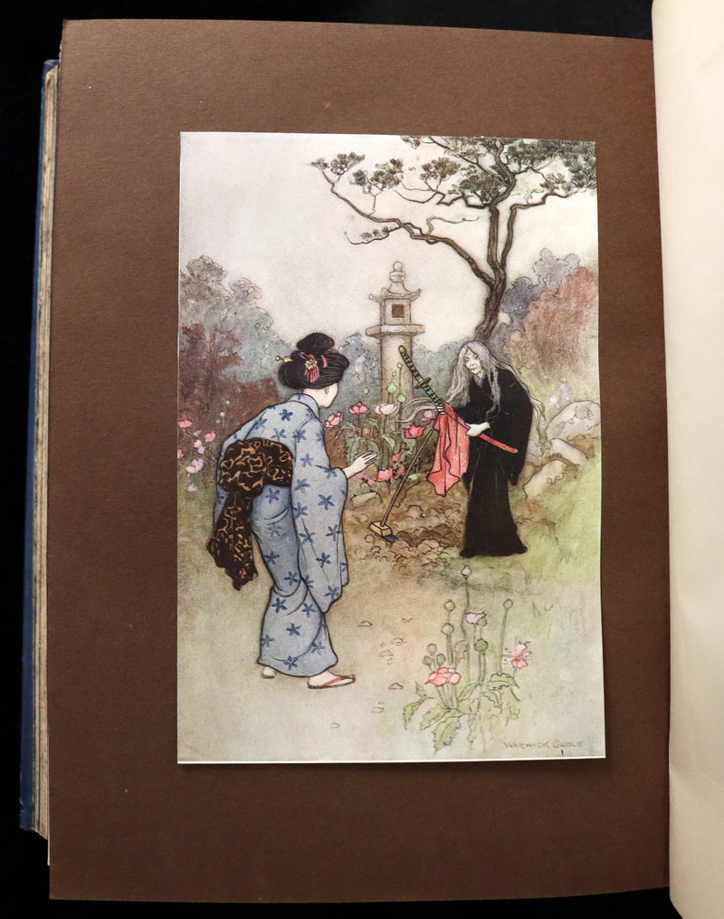 1910 Rare First Edition - Green Willow & Other Japanese Fairy Tales Illustrated by Warwick Goble.