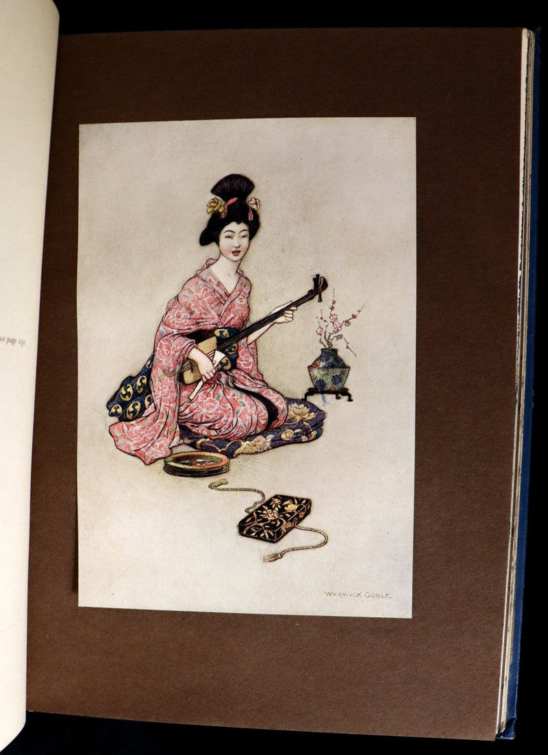 1910 Rare First Edition - Green Willow & Other Japanese Fairy Tales Illustrated by Warwick Goble.