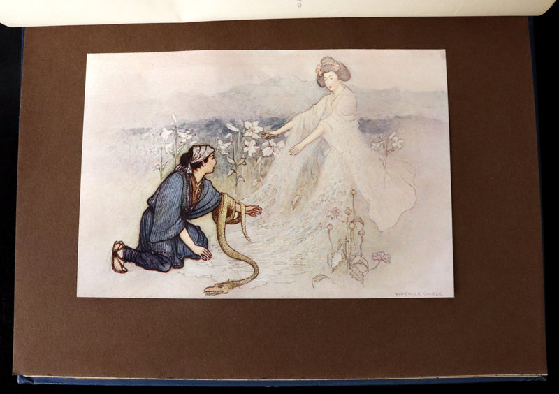 1910 Rare First Edition - Green Willow & Other Japanese Fairy Tales Illustrated by Warwick Goble.