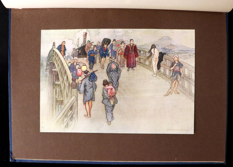 1910 Rare First Edition - Green Willow & Other Japanese Fairy Tales Illustrated by Warwick Goble.