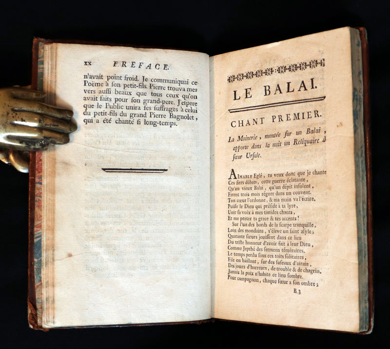 1774 Scarce French Book - Le BALAI, a Licentious Tale by DU LAURENS.