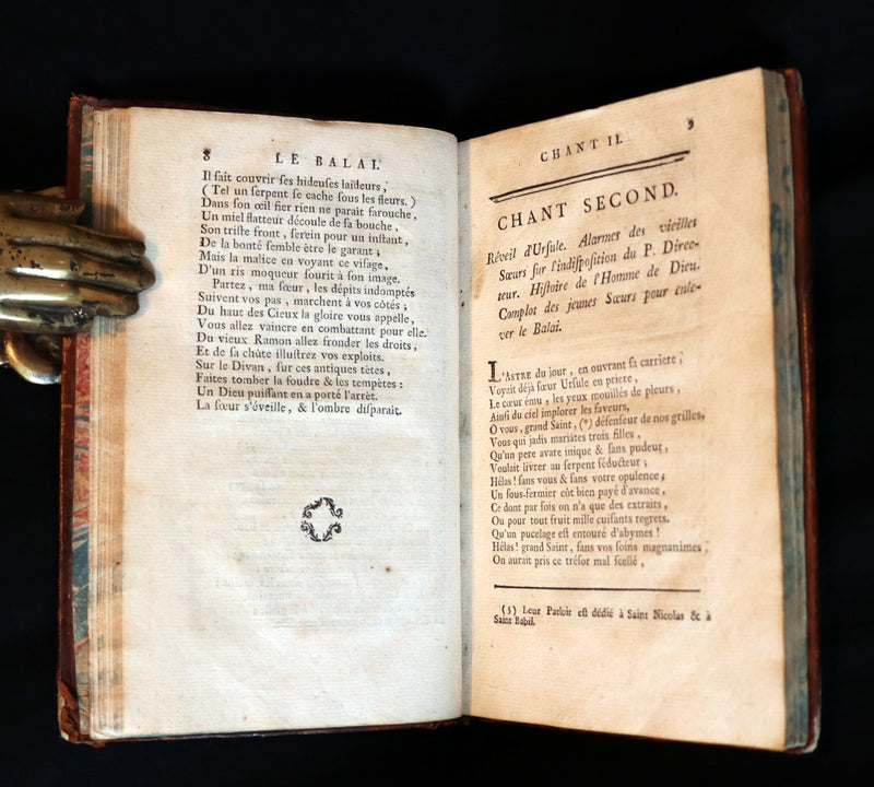 1774 Scarce French Book - Le BALAI, a Licentious Tale by DU LAURENS.