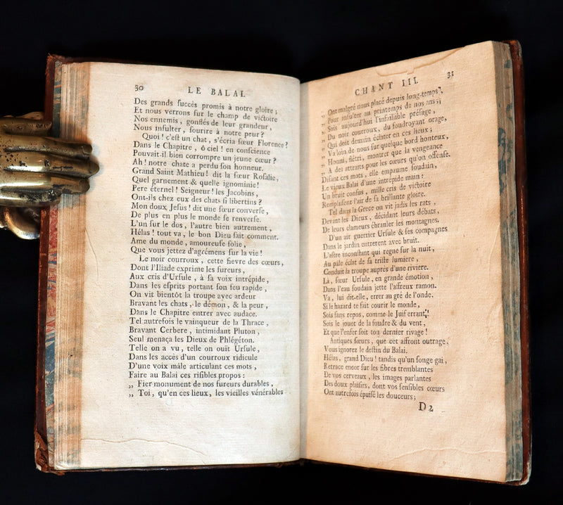 1774 Scarce French Book - Le BALAI, a Licentious Tale by DU LAURENS.