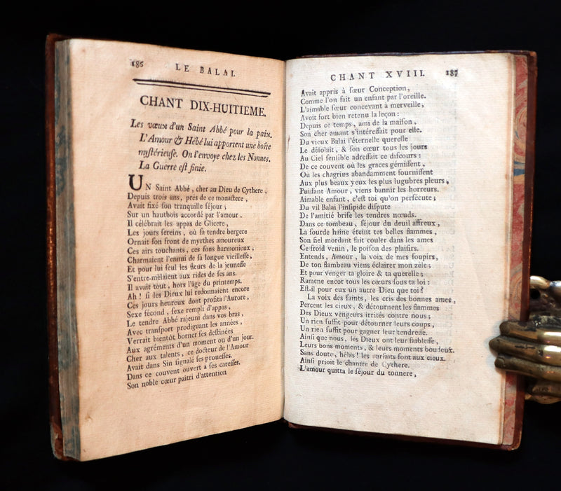 1774 Scarce French Book - Le BALAI, a Licentious Tale by DU LAURENS.