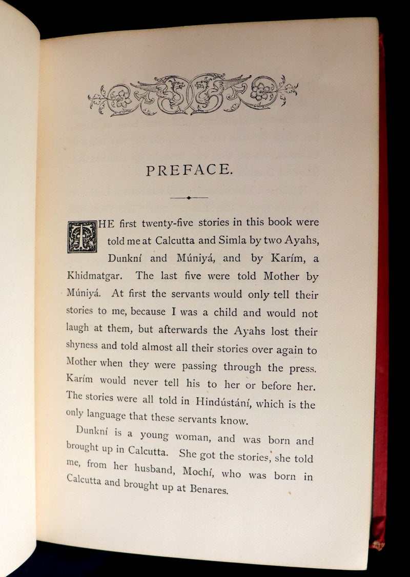 1880 Rare First Edition - Indian Fairy Tales - FAIRY TALES from India by Maive Stokes.