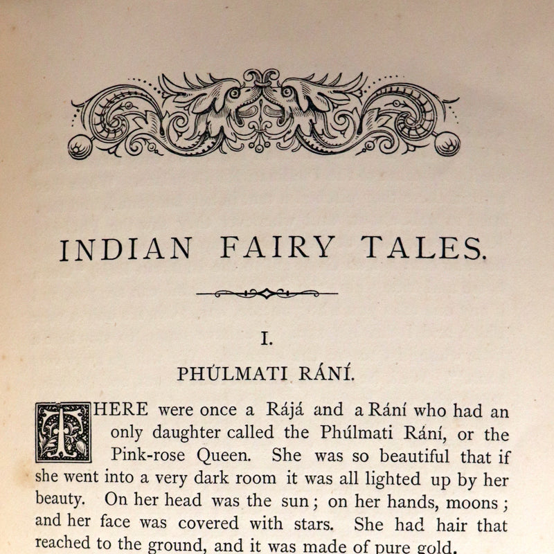 1880 Rare First Edition - Indian Fairy Tales - FAIRY TALES from India by Maive Stokes.