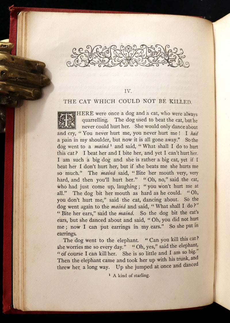 1880 Rare First Edition - Indian Fairy Tales - FAIRY TALES from India by Maive Stokes.