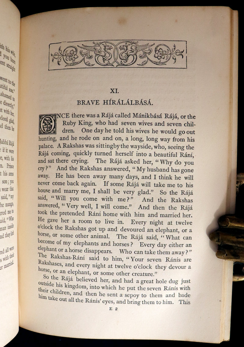 1880 Rare First Edition - Indian Fairy Tales - FAIRY TALES from India by Maive Stokes.