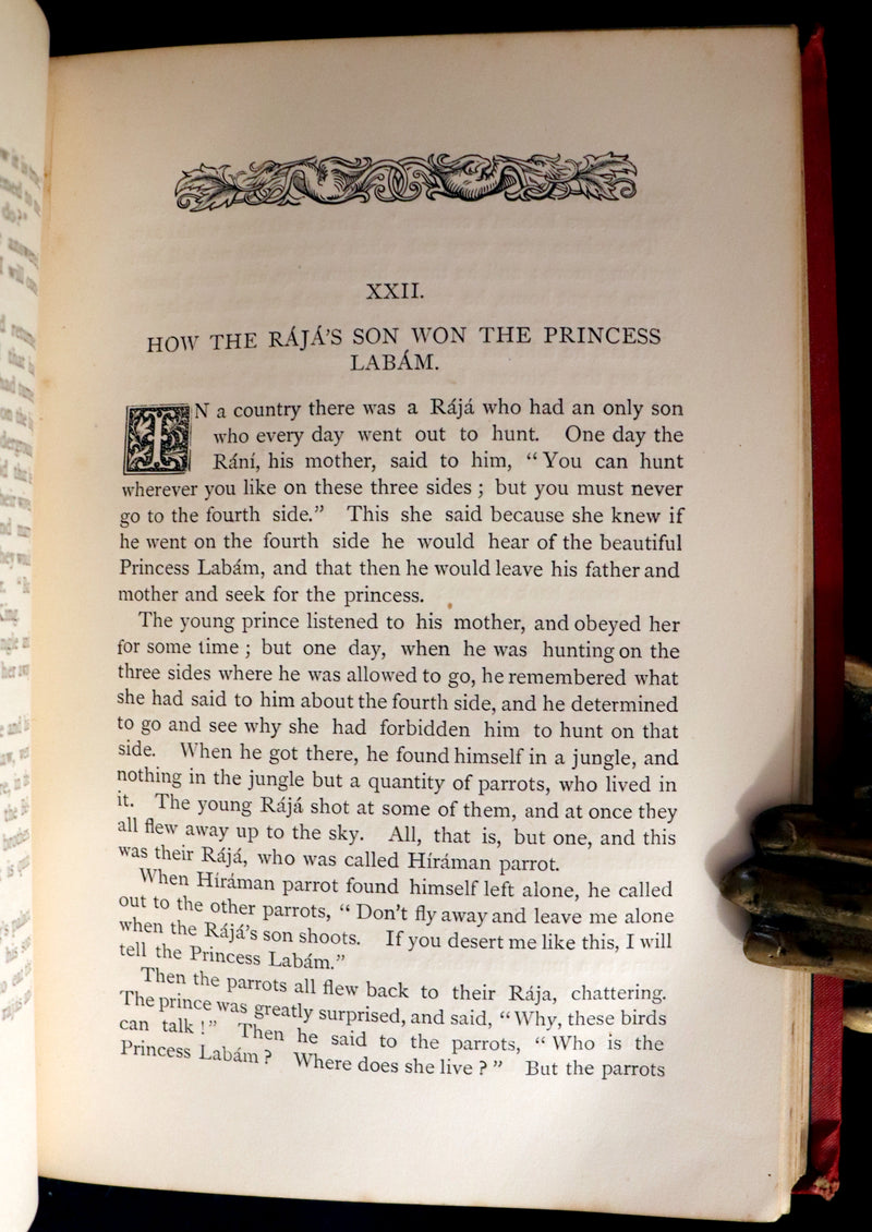 1880 Rare First Edition - Indian Fairy Tales - FAIRY TALES from India by Maive Stokes.