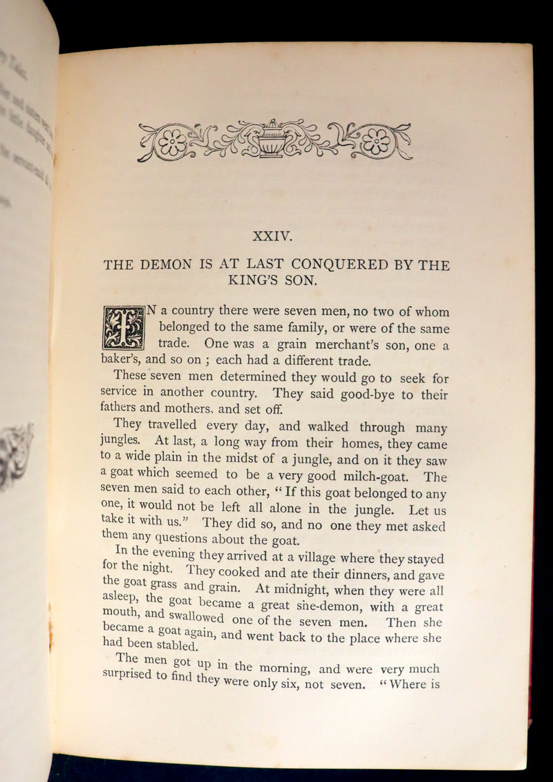 1880 Rare First Edition - Indian Fairy Tales - FAIRY TALES from India by Maive Stokes.