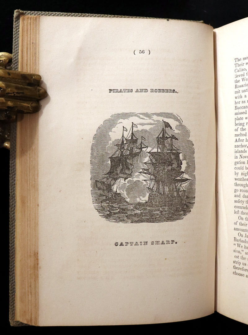 1860 Scarce Book - Lives & Daring Deeds of the Most Celebrated Pirates & Buccaneers.