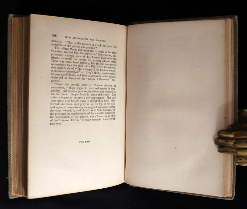 1860 Scarce Book - Lives & Daring Deeds of the Most Celebrated Pirates & Buccaneers.