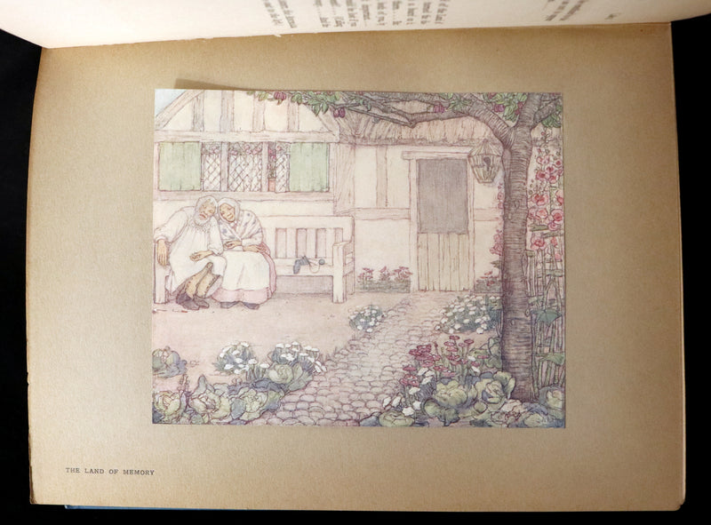 1911 First US Edition - The Blue Bird, A FAIRY Play illustrated by Frederick Cayley Robinson.