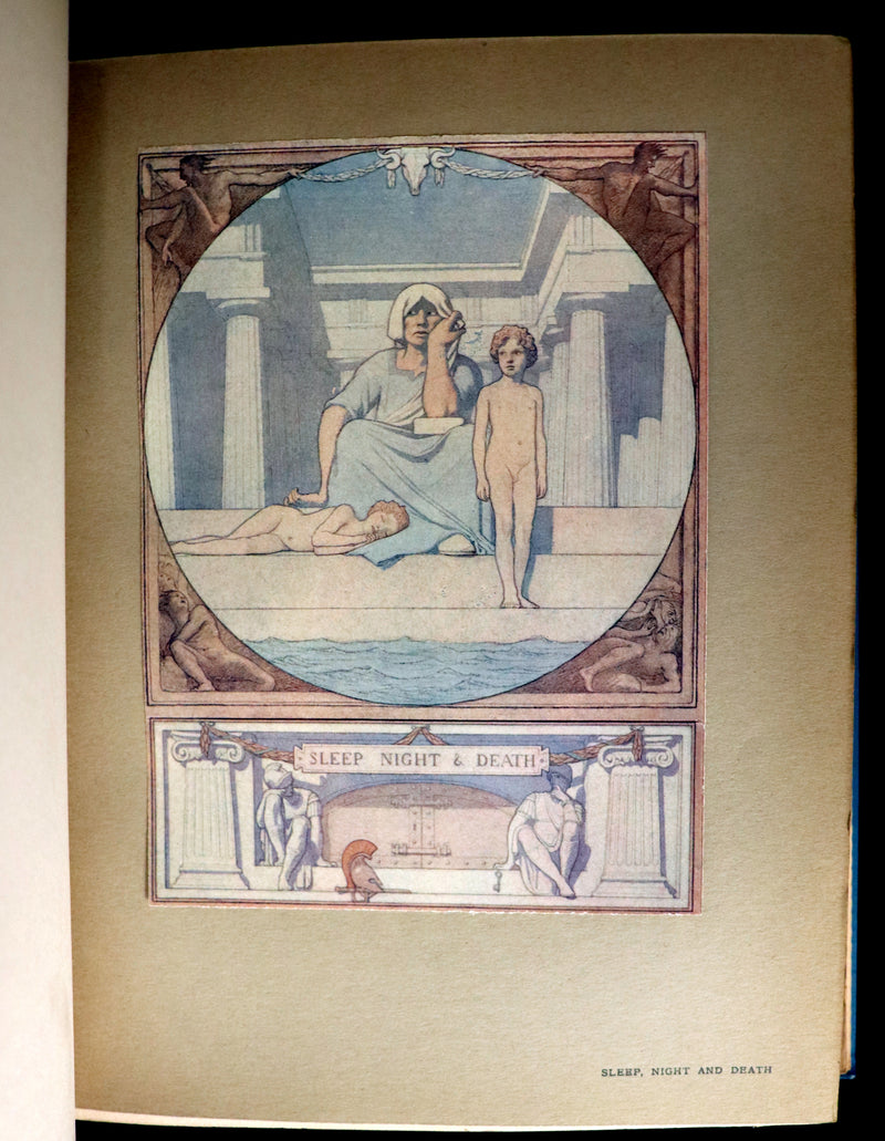 1911 First US Edition - The Blue Bird, A FAIRY Play illustrated by Frederick Cayley Robinson.