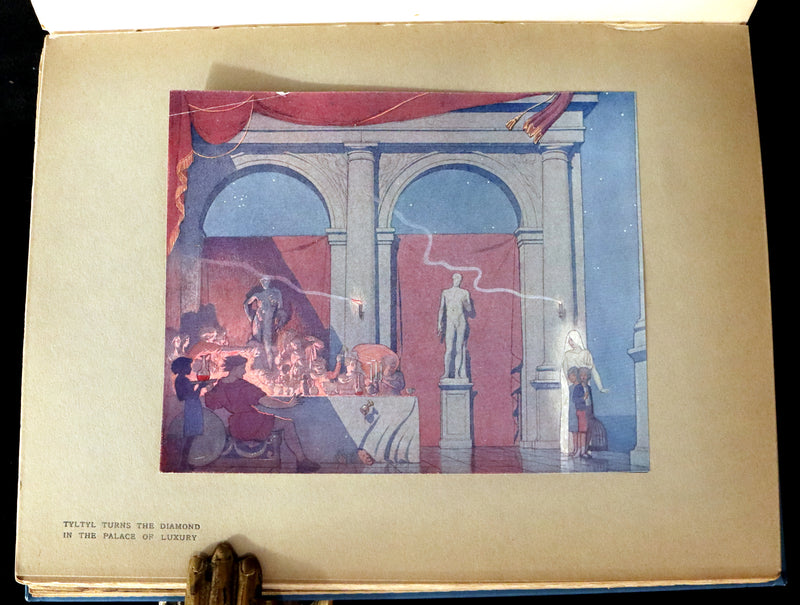 1911 First US Edition - The Blue Bird, A FAIRY Play illustrated by Frederick Cayley Robinson.