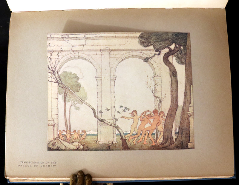 1911 First US Edition - The Blue Bird, A FAIRY Play illustrated by Frederick Cayley Robinson.