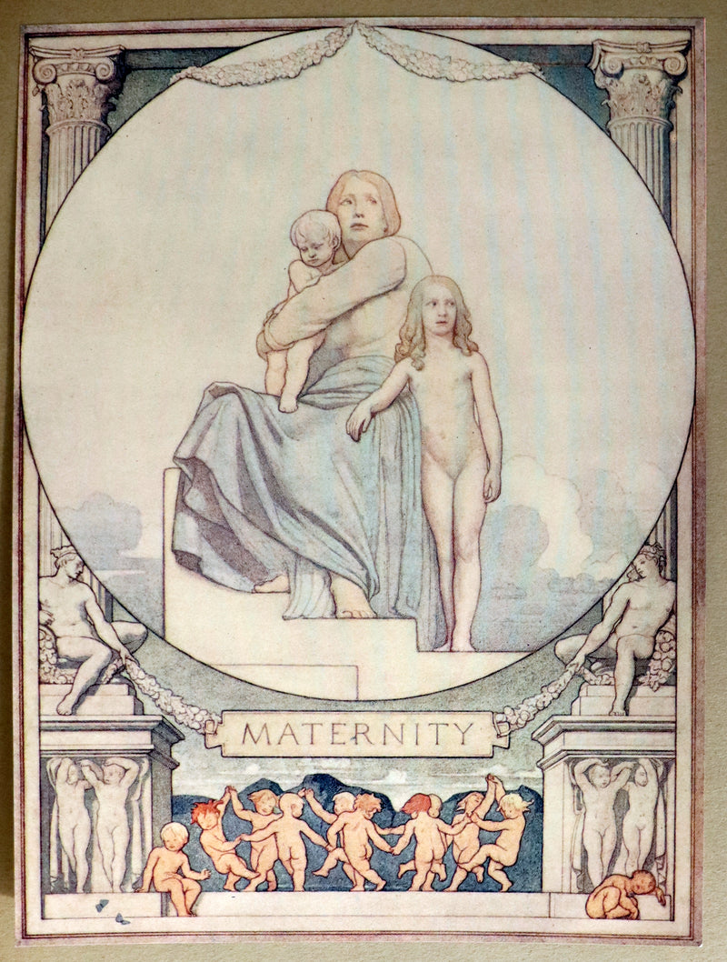 1911 First US Edition - The Blue Bird, A FAIRY Play illustrated by Frederick Cayley Robinson.