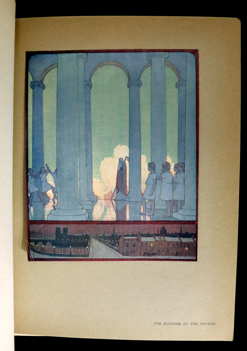 1911 First US Edition - The Blue Bird, A FAIRY Play illustrated by Frederick Cayley Robinson.