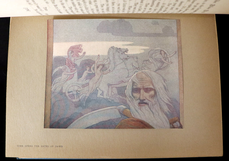 1911 First US Edition - The Blue Bird, A FAIRY Play illustrated by Frederick Cayley Robinson.