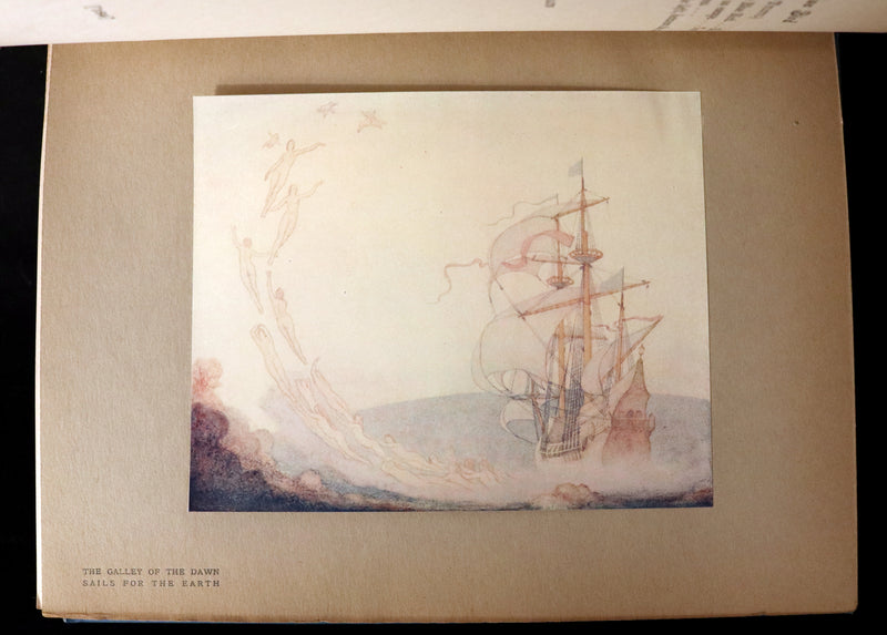 1911 First US Edition - The Blue Bird, A FAIRY Play illustrated by Frederick Cayley Robinson.