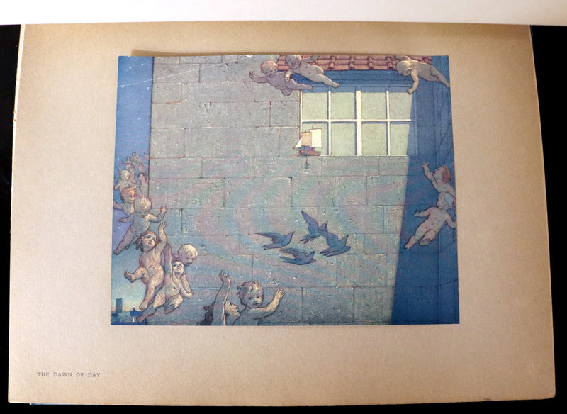 1911 First US Edition - The Blue Bird, A FAIRY Play illustrated by Frederick Cayley Robinson.