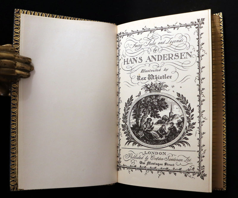 1935 First Whistler Edition bound by Bayntun - Hans Andersen Fairy Tales and Legends.