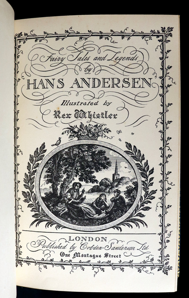 1935 First Whistler Edition bound by Bayntun - Hans Andersen Fairy Tales and Legends.
