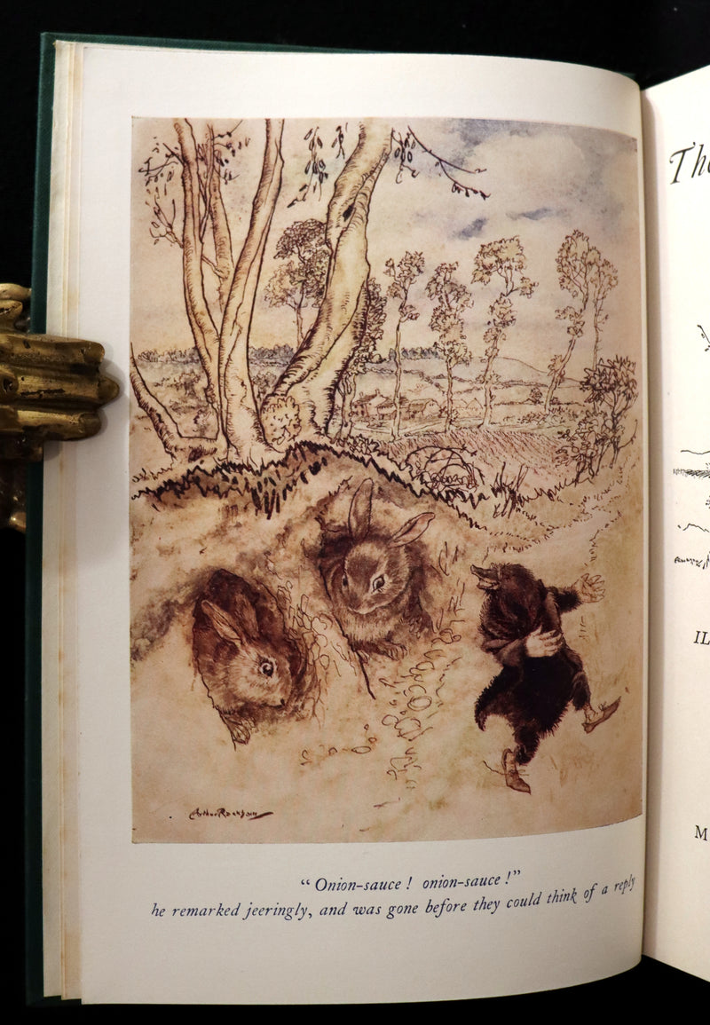 1950 Rare First RACKHAM Edition - The WIND IN THE WILLOWS by Kenneth Grahame.