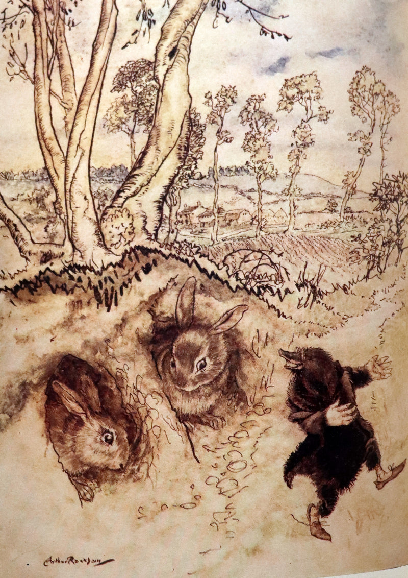 1950 Rare First RACKHAM Edition - The WIND IN THE WILLOWS by Kenneth Grahame.