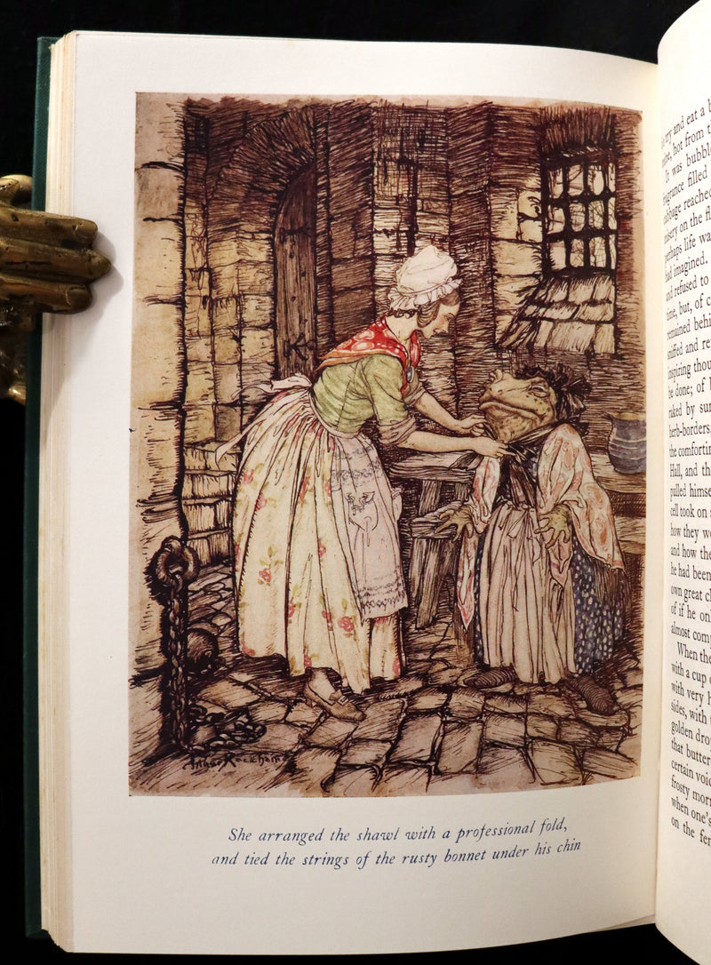 1950 Rare First RACKHAM Edition - The WIND IN THE WILLOWS by Kenneth Grahame.