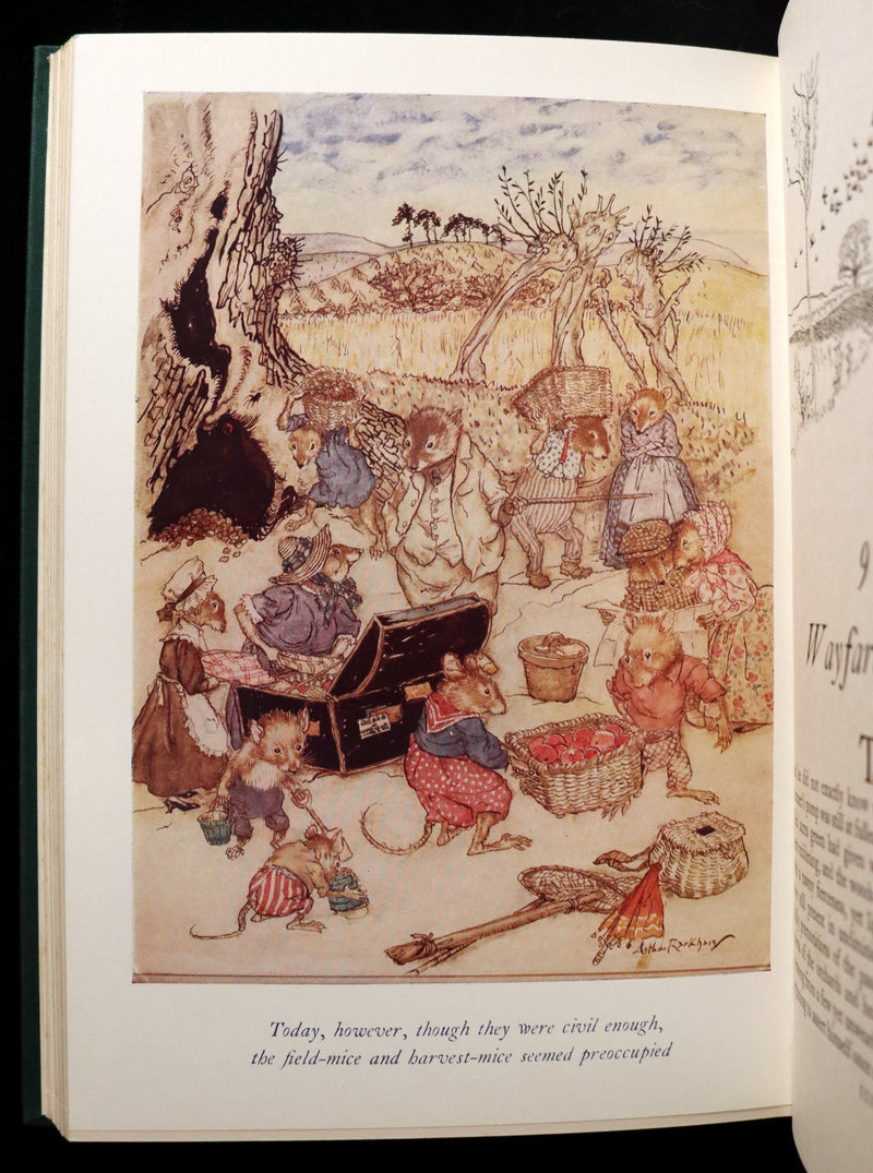 1950 Rare First RACKHAM Edition - The WIND IN THE WILLOWS by Kenneth Grahame.