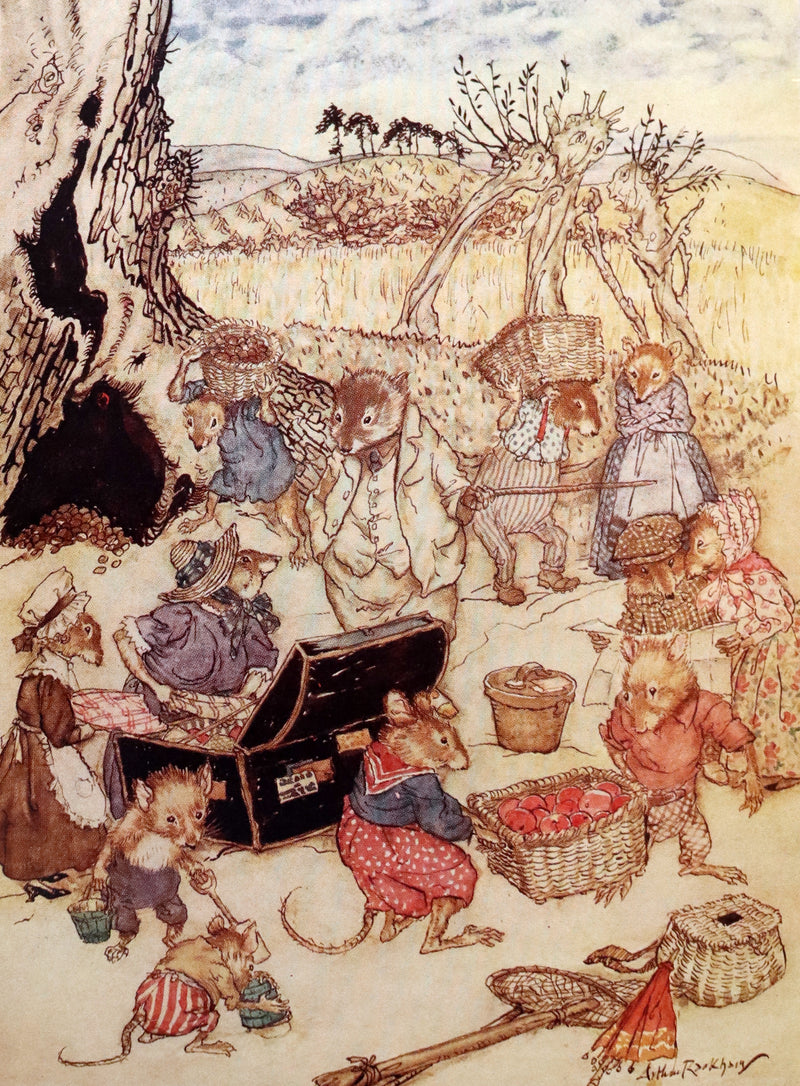 1950 Rare First RACKHAM Edition - The WIND IN THE WILLOWS by Kenneth Grahame.