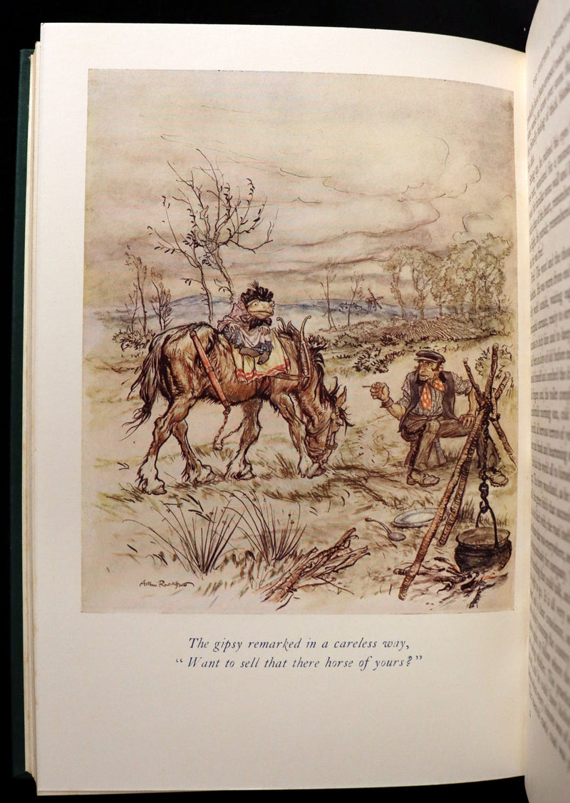 1950 Rare First RACKHAM Edition - The WIND IN THE WILLOWS by Kenneth Grahame.