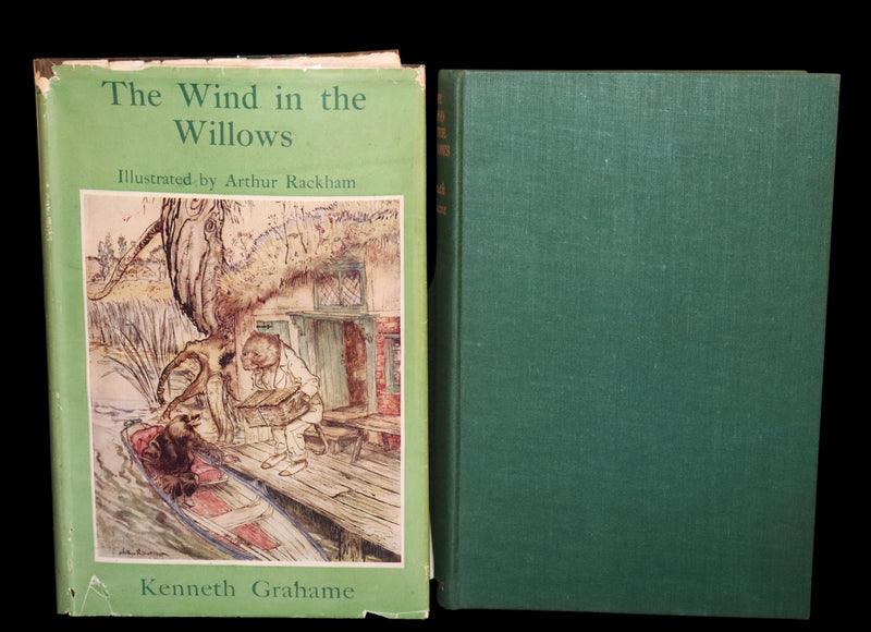 1950 Rare First RACKHAM Edition - The WIND IN THE WILLOWS by Kenneth Grahame.
