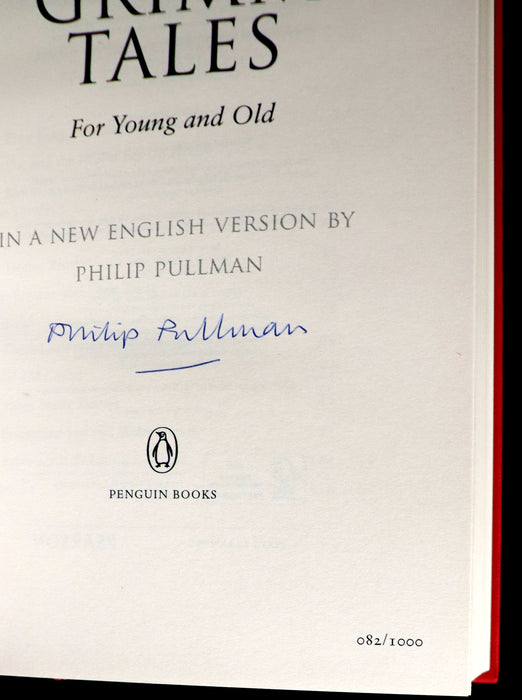 2012 Rare Limited Signed First Edition - PHILIP PULLMAN - Grimm's Fairy Tales.