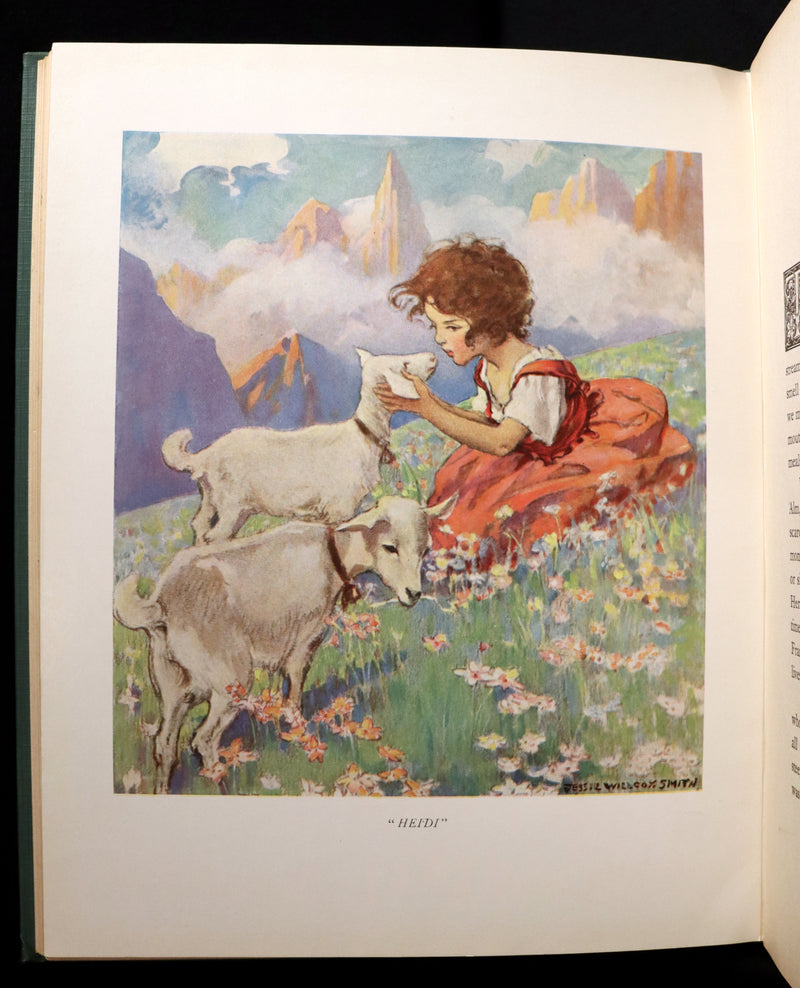 1923 Rare Book - Boys and Girls of BOOKLAND illustrated by Jessie Willcox Smith. 1st Edition.