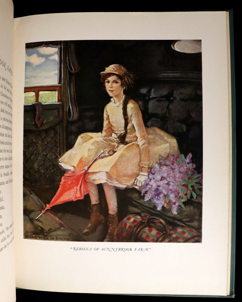 1923 Rare Book - Boys and Girls of BOOKLAND illustrated by Jessie Willcox Smith. 1st Edition.