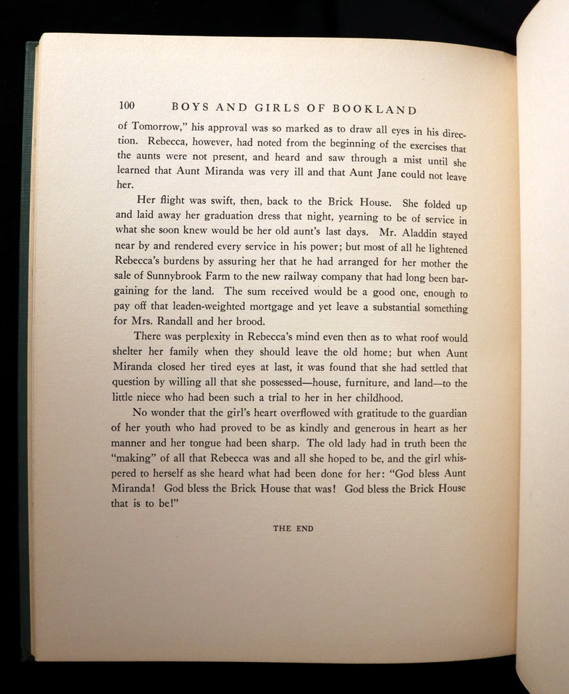 1923 Rare Book - Boys and Girls of BOOKLAND illustrated by Jessie Willcox Smith. 1st Edition.