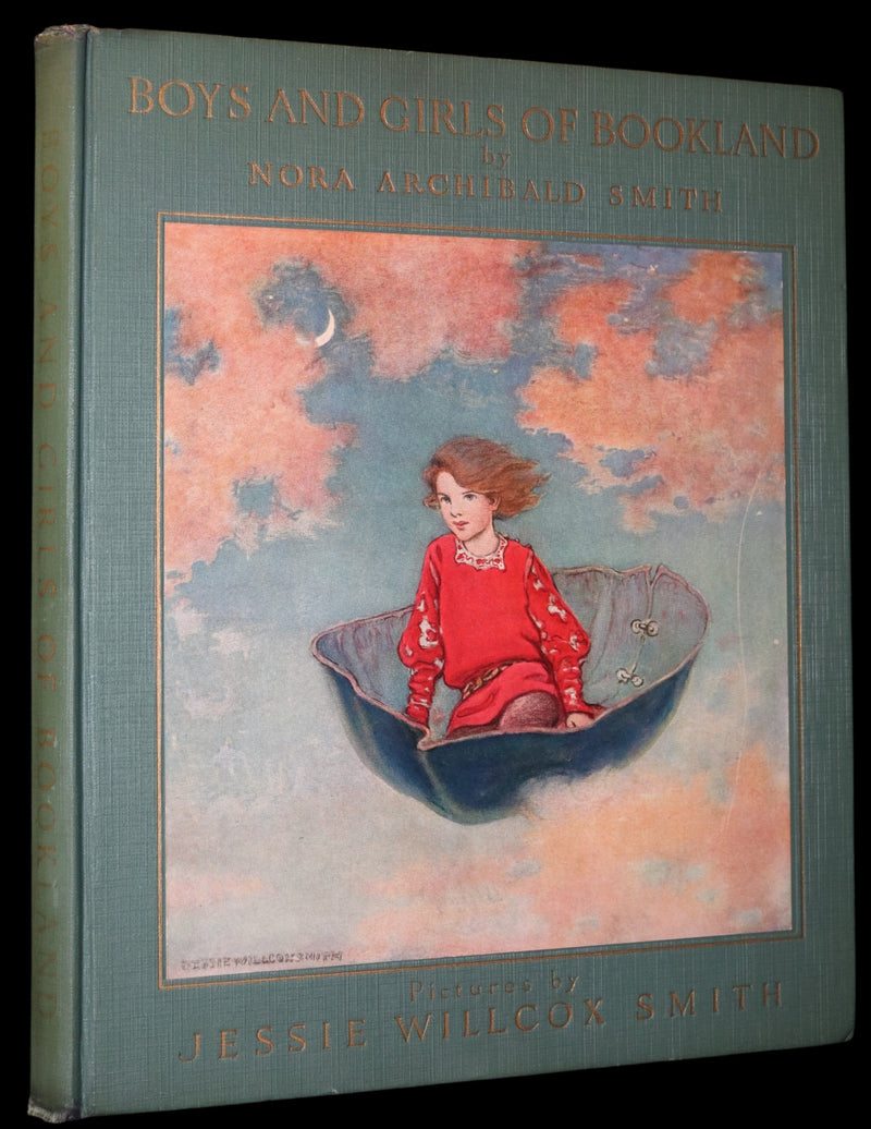 1923 Rare Book - Boys and Girls of BOOKLAND illustrated by Jessie Willcox Smith. 1st Edition.