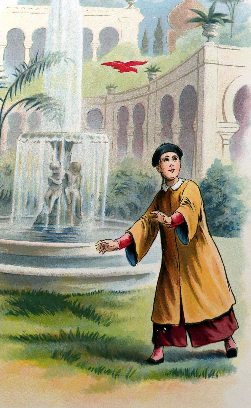 1895 Scarce Book - ALADDIN or the Wonderful Lamp, Shape Book by McLoughlin.